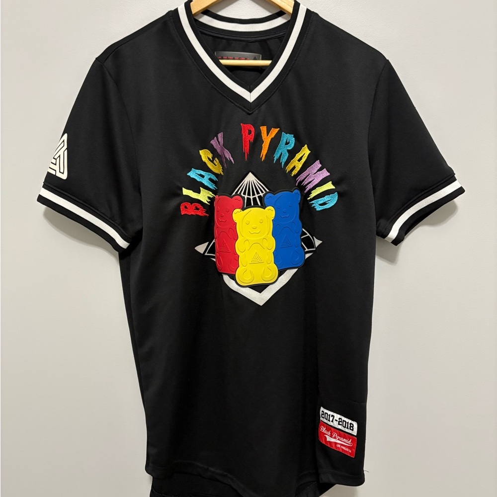Black Pyramid 2017-2018 Gummy Bear Baseball Jersey
